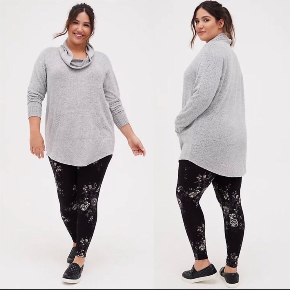 NWT Torrid Cowl Neck Tunic Sweatershirt Super Soft